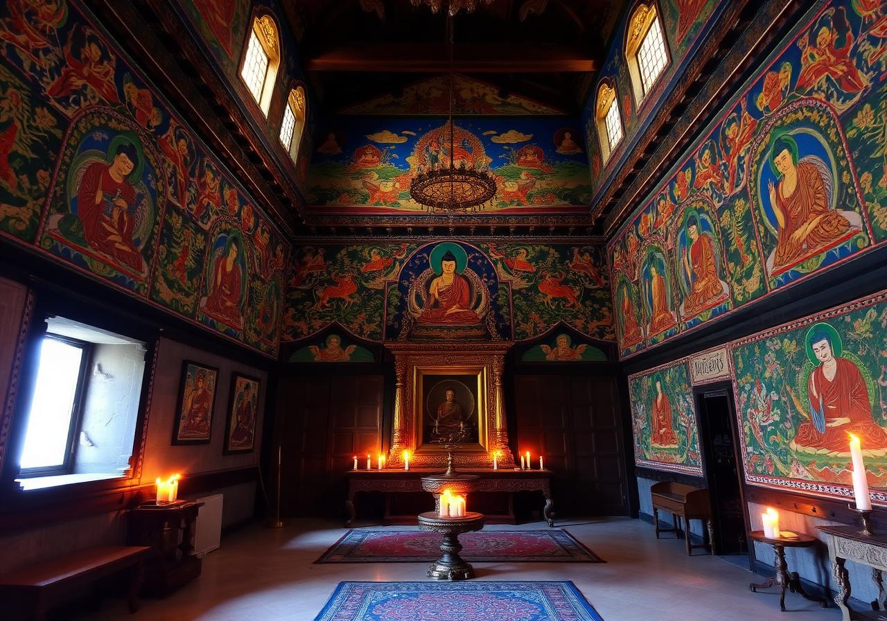 Alchi monastery murals